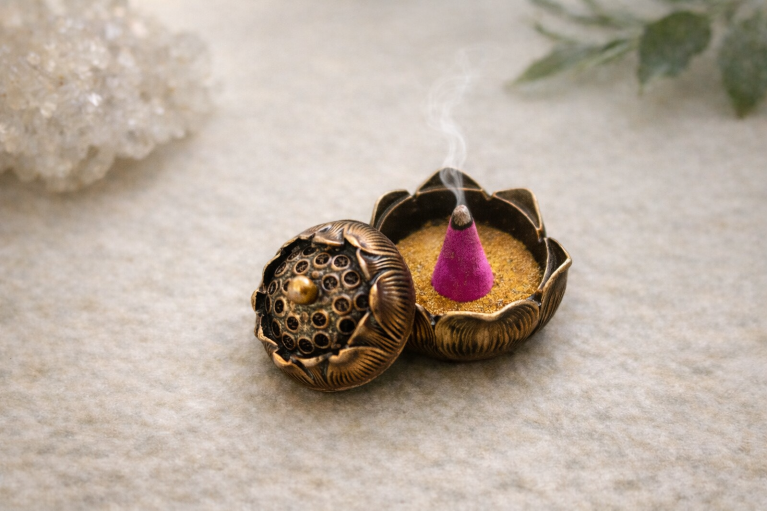Räuchergefäß Lotus-Teich – Bild 3